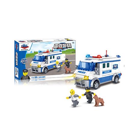 Kazi KY98302 98302 non  NGƯỜI VẬN CHUYỂN TÙ NHÂN bộ đồ chơi xếp lắp ráp ghép mô hình Police Cảnh Sát