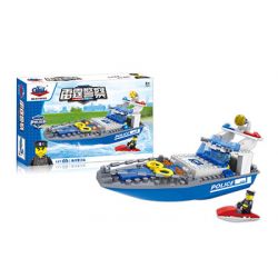 Kazi KY98303 98303 non  LỰC LƯỢNG BẢO VỆ BIỂN bộ đồ chơi xếp lắp ráp ghép mô hình Police Cảnh Sát