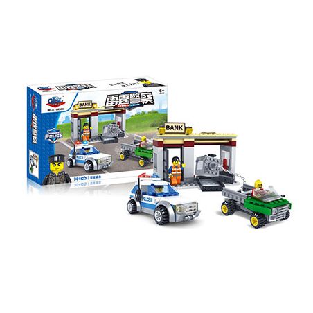 Kazi KY98308 98308 non  CẢNH SAT ĐUỔI THEO bộ đồ chơi xếp lắp ráp ghép mô hình Police Cảnh Sát