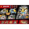 LELE 31156 non  4 BỘ ĐỒ NINJA bộ đồ chơi xếp lắp ráp ghép mô hình The  Ninjago Movie NINJA MASTERS OF SPINJITZU Ninja Lốc Xoáy 283 khối
