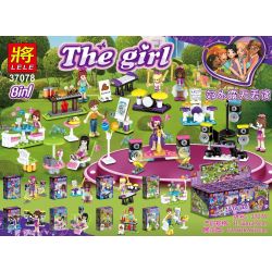 LELE 37078 non  BIỂU DIỄN NGOÀI TRỜI Ở NGOẠI Ô 8 CẢNH NHỎ bộ đồ chơi xếp lắp ráp ghép mô hình  THE GIRL Các Bạn Gái