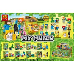 LELE 33200 non  8 CAO SU CHIẾN ĐẤU bộ đồ chơi xếp lắp ráp ghép mô hình Minecraft MY WORLD Game Xây Dựng
