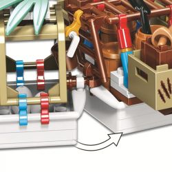 Winner 8048 non  HORDE CUNG CẤP TÀU bộ đồ chơi xếp lắp ráp ghép mô hình Jurassic World DINOSAUR TRIBE SUPPLY SHIP Thế Giới Khủng Long 272 khối