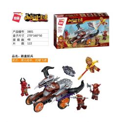 Enlighten 3801 Qman 3801 non  QUÁI VẬT ĐƯỜNG bộ đồ chơi xếp lắp ráp ghép mô hình Monkie Kid WUKONG Tây Du Ký Tôn Ngộ Không 122 khối