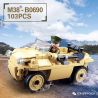 SLUBAN M38-B0690 B0690 0690 M38B0690 38-B0690 non  XE JEEP LỘI NƯỚC KIỂU 82 "THÙNG" bộ đồ chơi xếp lắp ráp ghép mô hình World War Ii VW82 AMPHIBIOUS TUB CAR Chiến Tranh Thế Giới Thứ 2 103 khối