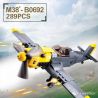 SLUBAN M38-B0692 B0692 0692 M38B0692 38-B0692 non  MÁY BAY CHIẾN ĐẤU BF 109 MESSERSCHMITT bộ đồ chơi xếp lắp ráp ghép mô hình World War Ii MESSERSCHIMITT BF 109 Chiến Tranh Thế Giới Thứ 2 289 khối