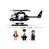 SLUBAN M38-B0651 B0651 0651 M38B0651 38-B0651 non  TRỰC THĂNG TẤN CÔNG CẢNH SÁT bộ đồ chơi xếp lắp ráp ghép mô hình Police ASSAULT HELICOPTER 221 khối