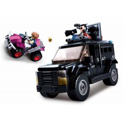 SLUBAN M38-B0653 B0653 0653 M38B0653 38-B0653 non  XE TẤN CÔNG BỌC THÉP ĐẶC BIỆT bộ đồ chơi xếp lắp ráp ghép mô hình Police ARMORED ASSAULT VEHICLE Cảnh Sát 293 khối