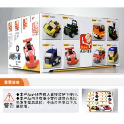 SLUBAN M38 non  XE THỂ THAO MUI TRẦN 4 MÀU VÀNG ĐỊA HÌNH XANH ĐẦU KÉO ĐUA F3 ĐỎ bộ đồ chơi xếp lắp ráp ghép mô hình Creator Sáng Tạo 196 khối