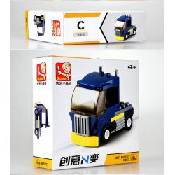 SLUBAN M38 non  XE THỂ THAO MUI TRẦN 4 MÀU VÀNG ĐỊA HÌNH XANH ĐẦU KÉO ĐUA F3 ĐỎ bộ đồ chơi xếp lắp ráp ghép mô hình Creator Sáng Tạo 196 khối