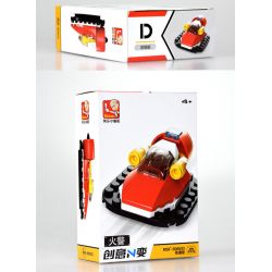 SLUBAN M38 non  4 LOẠI XE CỨU HỎA bộ đồ chơi xếp lắp ráp ghép mô hình Creator Sáng Tạo 138 khối