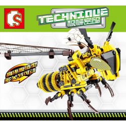 SEMBO 703200 non  CON ONG bộ đồ chơi xếp lắp ráp ghép mô hình  TECHNIQUE HONEYBEE Kỹ Thuật Công Nghệ Cao Mô Hình Phương Tiện 236 khối