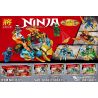 LELE 31173 non  LIÊN MINH XE ĐỘI NINJA 4 SỰ KẾT HỢP bộ đồ chơi xếp lắp ráp ghép mô hình The  Ninjago Movie NINJA MASTERS OF SPINJITZU Ninja Lốc Xoáy 266 khối