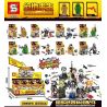 SHENG YUAN SY 1220 non  MINIFIGURE 8 SIÊU PHỤ KIỆN CUNG CẤP VŨ KHÍ bộ đồ chơi xếp lắp ráp ghép mô hình Collectable Minifigures Búp Bê Sưu Tầm