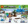 LELE 33225 non  TÚP LỀU TUYẾT bộ đồ chơi xếp lắp ráp ghép mô hình Minecraft MY WORLD Game Xây Dựng 291 khối