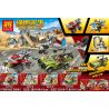 LELE 36042 non  4 SỰ KẾT HỢP CỦA CẢNH CHIẾN ĐẤU XE TẤN CÔNG ĐỊA HÌNH bộ đồ chơi xếp lắp ráp ghép mô hình Movie & Game Phim Và Trò Chơi 263 khối