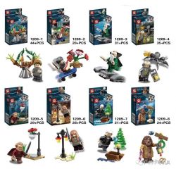 SHENG YUAN SY 1209 non  8 NHÂN VẬT NHỎ bộ đồ chơi xếp lắp ráp ghép mô hình Harry Potter Chú Bé Phù Thủy 230 khối