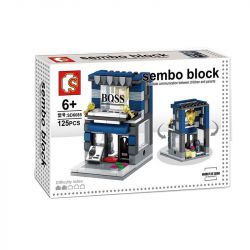 SEMBO WEKKI VIGGI SD6085 6085 non  CỬA HÀNG BOSS bộ đồ chơi xếp lắp ráp ghép mô hình Mini Modular SEMBO BLOCK Đường Phố Thu Nhỏ 125 khối