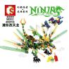SHENG YUAN SY S8502 8502 non  RỒNG HUNG DỮ TIỀM ẨN NINJA bộ đồ chơi xếp lắp ráp ghép mô hình The  Ninjago Movie NINJA THUNDER SWORDSMAN Ninja Lốc Xoáy 400 khối