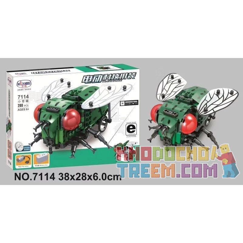 Winner 7114 non  CON RUỒI NHỎ bộ đồ chơi xếp lắp ráp ghép mô hình  Kỹ Thuật Công Nghệ Cao Mô Hình Phương Tiện 280 khối