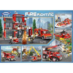 XINGBAO XB-14001 14001 XB14001 non  LOẠI BỎ TỔ ONG bộ đồ chơi xếp lắp ráp ghép mô hình Fire Rescure FIRE FIGHTING EXTERMINATE THE HONEYCOMB Cứu Hỏa 218 khối