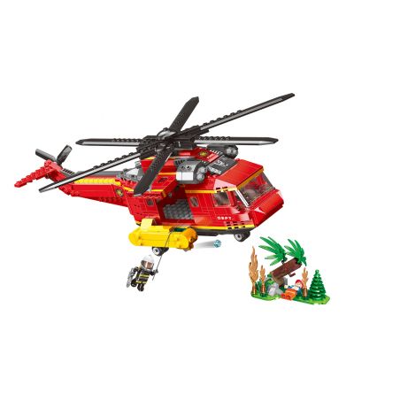 XINGBAO XB-14004 14004 XB14004 non  CỨU TRỢ THẢM HỌA RỪNG bộ đồ chơi xếp lắp ráp ghép mô hình Fire Rescure FIRE FIGHTING FOREST DISASTER RELIEF Cứu Hỏa