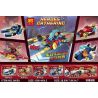 LELE 34059 non  MARVEL FIGHTER 4 KẾT HỢP bộ đồ chơi xếp lắp ráp ghép mô hình Super Heroes HEROES GATHERING Siêu Nhân Anh Hùng 268 khối