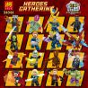 LELE 34044 non  BỘ SƯU TẬP 16 MÔ HÌNH NHÂN VẬT AVENGERS 3 bộ đồ chơi xếp lắp ráp ghép mô hình Super Heroes HEROES GATHERING Siêu Nhân Anh Hùng