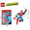 XSZ KSZ 318-2 non  NGƯỜI NHỆN bộ đồ chơi xếp lắp ráp ghép mô hình  SPIDER-MAN Kỹ Thuật Công Nghệ Cao Mô Hình Phương Tiện 34 khối