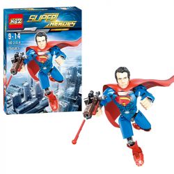 XSZ KSZ 319-4 non  SIÊU NHÂN bộ đồ chơi xếp lắp ráp ghép mô hình  SUPERMAN Kỹ Thuật Công Nghệ Cao Mô Hình Phương Tiện 76 khối
