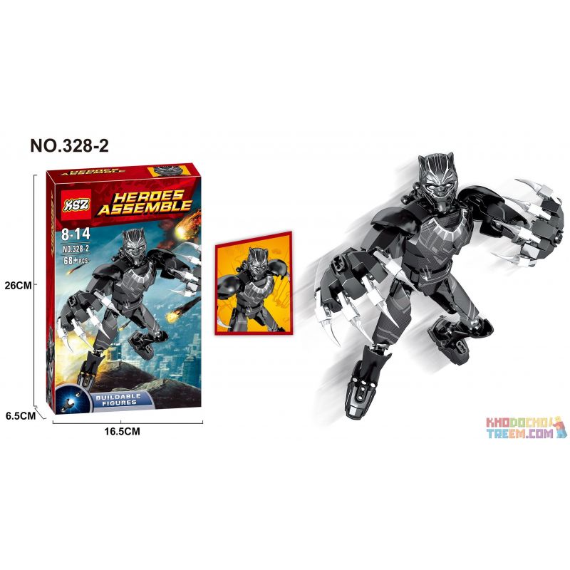 XSZ KSZ 328-2 non  CON BEO bộ đồ chơi xếp lắp ráp ghép mô hình  HEROES ASSEMBLE Kỹ Thuật Công Nghệ Cao Mô Hình Phương Tiện 68 khối