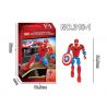 XSZ KSZ 315-1 non  NGƯỜI NHỆN TUYỆT VỜI CAPTAIN AMERICA BUCKLER bộ đồ chơi xếp lắp ráp ghép mô hình Marvel Super Heroes THE AMAZING SPIDER-MAN Siêu Anh Hùng Marvel 56 khối