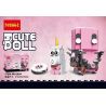 JISI 6604 non  PINK DEADPOOL GWENZA bộ đồ chơi xếp lắp ráp ghép mô hình Brickheadz CUTEDOLL GWENPOOL Nhân Vật Đầu To 181 khối
