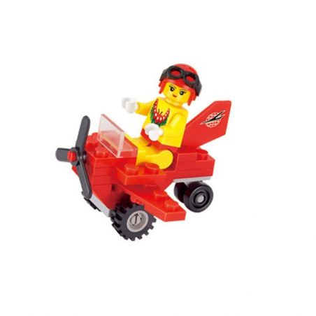 Enlighten 1207 Qman 1207 non  MÁY BAY NHỎ bộ đồ chơi xếp lắp ráp ghép mô hình  GIRLS LITTLE CAR Các Bạn Gái 25 khối