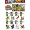 SY 1500 1238 non  8 CON KHỦNG LONG bộ đồ chơi xếp lắp ráp ghép mô hình Jurassic World DINOSAUR WORLD Thế Giới Khủng Long 83 khối