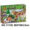 Bela 11130 Lari 11130 non  CẢNH bộ đồ chơi xếp lắp ráp ghép mô hình Minecraft MY WORLD Game Xây Dựng 162 khối