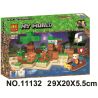Bela 11132 Lari 11132 non  CẢNH bộ đồ chơi xếp lắp ráp ghép mô hình Minecraft MY WORLD Game Xây Dựng 183 khối