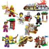 Enlighten 1504 Qman 1504 non  8 NHÂN VẬT NHỎ TỪ CHINATOWN TRONG QUÝ 4 bộ đồ chơi xếp lắp ráp ghép mô hình Collectable Minifigures Búp Bê Sưu Tầm