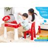 SEMBO 1666 non  BÀN HỌC ĐA NĂNG bộ đồ chơi xếp lắp ráp ghép mô hình Gear LEARNING DESK Đồ Lắp Ghép