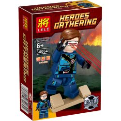 LELE 34064 non  BỘ SƯU TẬP NHÂN VẬT X-MEN MINIFIGURE 8 bộ đồ chơi xếp lắp ráp ghép mô hình Super Heroes Siêu Nhân Anh Hùng