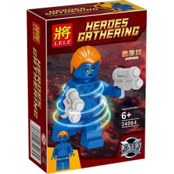 LELE 34064 non  BỘ SƯU TẬP NHÂN VẬT X-MEN MINIFIGURE 8 bộ đồ chơi xếp lắp ráp ghép mô hình Super Heroes Siêu Nhân Anh Hùng