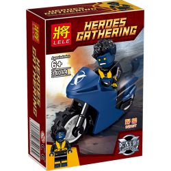 LELE 34064 non  BỘ SƯU TẬP NHÂN VẬT X-MEN MINIFIGURE 8 bộ đồ chơi xếp lắp ráp ghép mô hình Super Heroes Siêu Nhân Anh Hùng