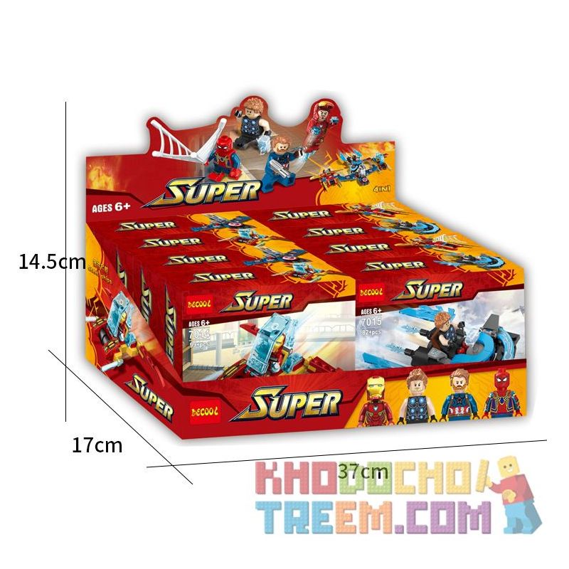 JISI 7014 7015 7016 7017 non  CÁC LOẠI TÀU VŨ TRỤ THÉP BỐN TRONG MỘT CỦA AVENGERS 4 CHIẾN HẠM SẤM SÉT AEGIS NGƯỜI NHỆN MA bộ đồ chơi xếp lắp ráp ghép mô hình Super Heroes STEEL SHIPS、THUNDER SHIP、AEGIS NO.、PHANTOM SPIDER Siêu Nhân Anh Hùng