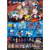 LELE 34071 non  VŨ TRỤ SONG MINIFIGURE 8 LOẠI bộ đồ chơi xếp lắp ráp ghép mô hình Super Heroes SPIDER-MAN Siêu Nhân Anh Hùng