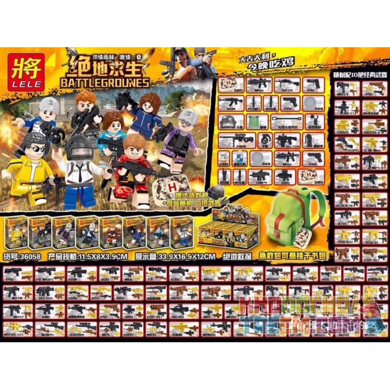 LELE 36058 non  JEDI RESCUE MINIFIGURE 8 MÔ HÌNH bộ đồ chơi xếp lắp ráp ghép mô hình Collectable Minifigures BATTLEGROUNES Búp Bê Sưu Tầm