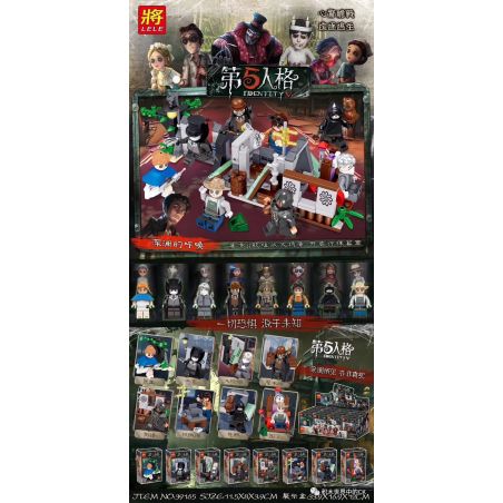 LELE 39165 non  NHÂN VẬT THỨ 5 BÁC SĨ MINIFIGURE JACK NGƯỜI PHÙ PHÉP ẢO THUẬT GIA TIẾN LÊN THỢ MÁY NHÀ TIÊN TRI LÀM VƯỜN bộ đồ chơi xếp lắp ráp ghép mô hình Identity V Tính Cách Thứ 5