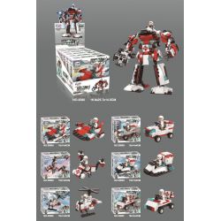 WINNER JEMLOU 5080F 5080A 5080B 5080C 5080D 5080E non  IMPULSE GOD OF WAR MECHA 6-TRONG-1 bộ đồ chơi xếp lắp ráp ghép mô hình Chiến Thần