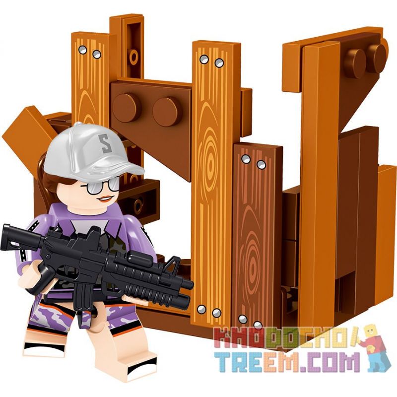 LELE 36057 non  NGƯỜI CHIẾN TRƯỜNG CỰC ĐOAN 8 bộ đồ chơi xếp lắp ráp ghép mô hình Collectable Minifigures BATTLEGROUNES Búp Bê Sưu Tầm