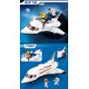 SLUBAN M38-B0736 B0736 0736 M38B0736 38-B0736 non  TÀU CON THOI bộ đồ chơi xếp lắp ráp ghép mô hình Space Thám Hiểm Không Gian 231 khối