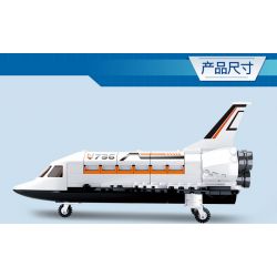 SLUBAN M38-B0736 B0736 0736 M38B0736 38-B0736 non  TÀU CON THOI bộ đồ chơi xếp lắp ráp ghép mô hình Space Thám Hiểm Không Gian 231 khối